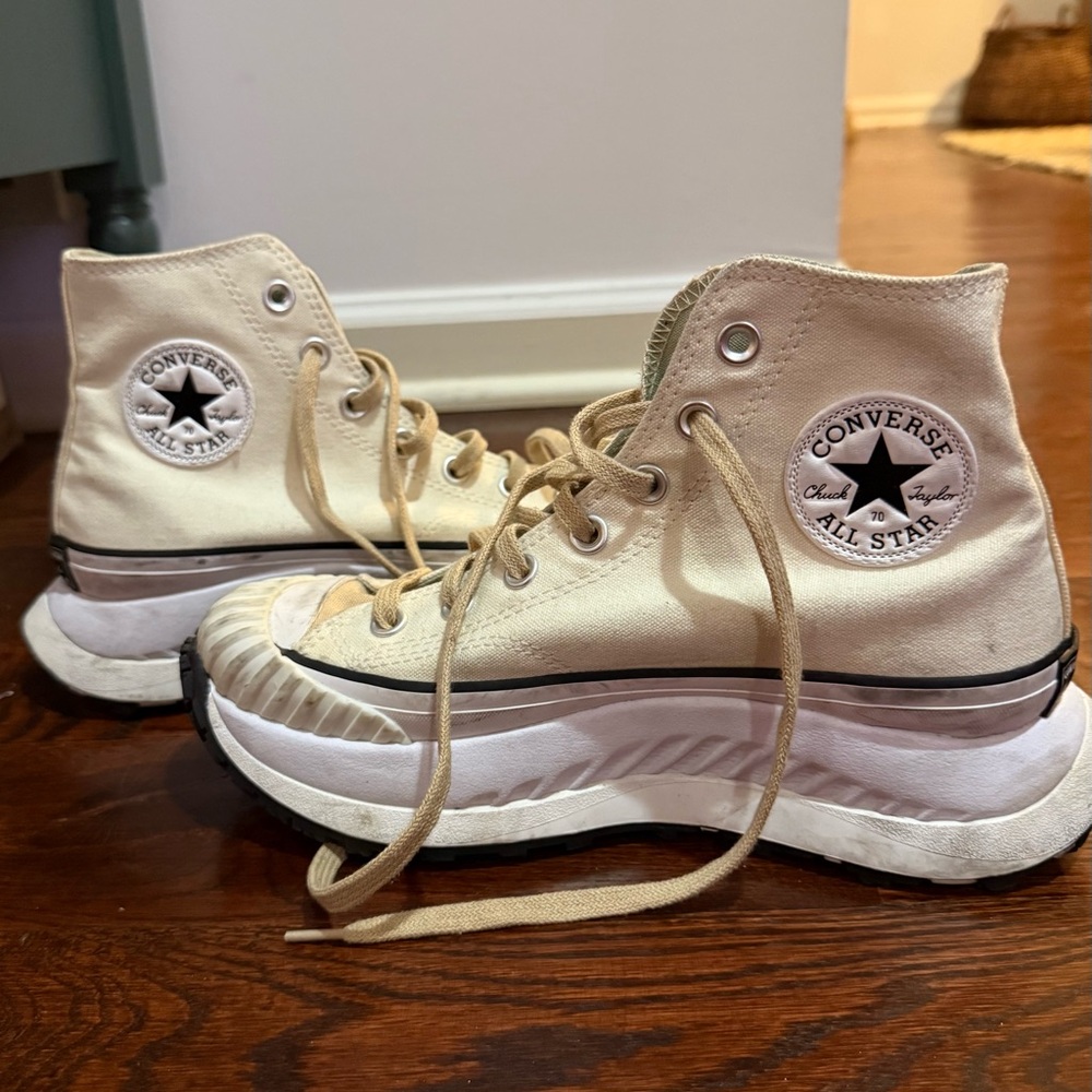 Converse Kids High-Top Sneakers - Beige